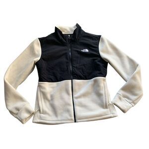 The North Face Women's 300wt Tundra FZ-RTO Fleece JACKET COAT sz M off white